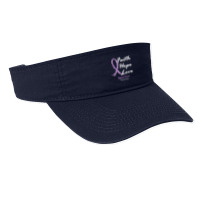 Vaginal Cancer Awareness T  Shirt Vaginal Cancer Awareness Faith Hope Fashion Visor | Artistshot