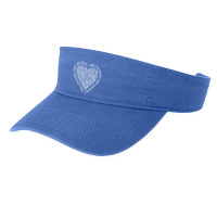 Coral Love Heart Fashion Visor | Artistshot