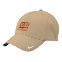 Best Dad Raises Firefighter Design Wildland Firefighter Nike Dri-fit Cap | Artistshot