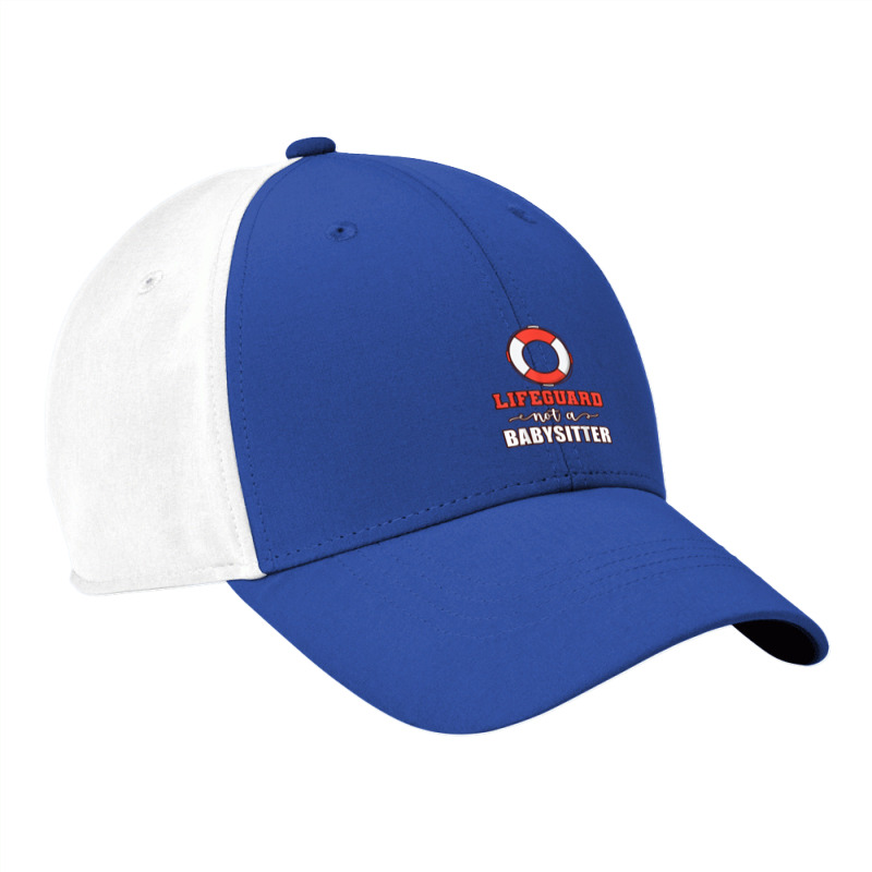 Mens Life Guard Not A Babysitter Seashore Marine Police Duty Nike Dri-fit Cap | Artistshot