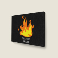 Fire Landscape Canvas Print | Artistshot