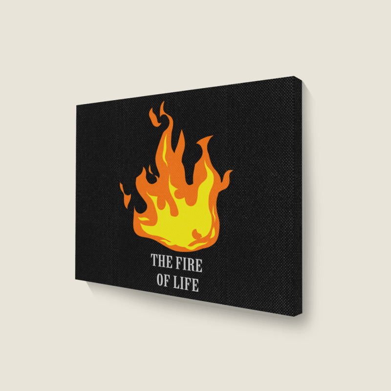 Fire Landscape Canvas Print | Artistshot