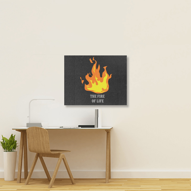 Fire Landscape Canvas Print | Artistshot