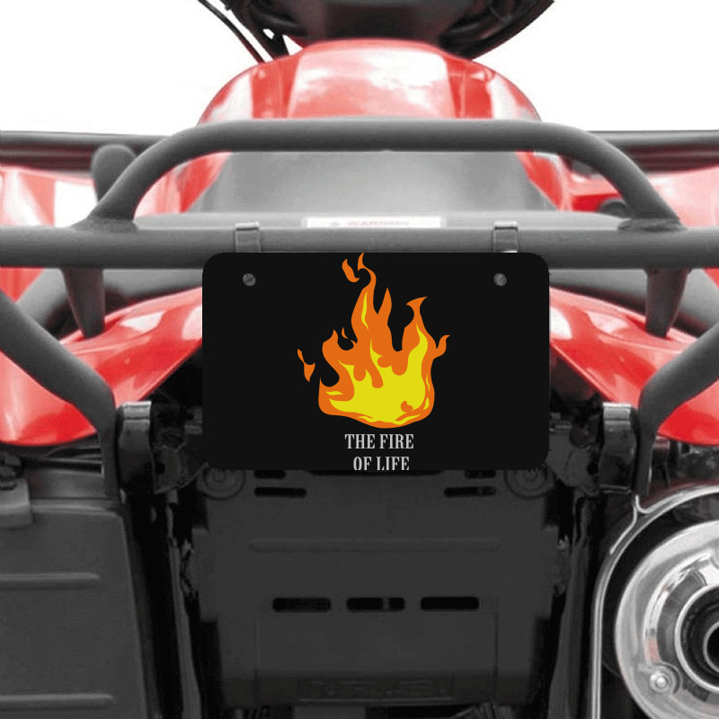 Fire Atv License Plate | Artistshot