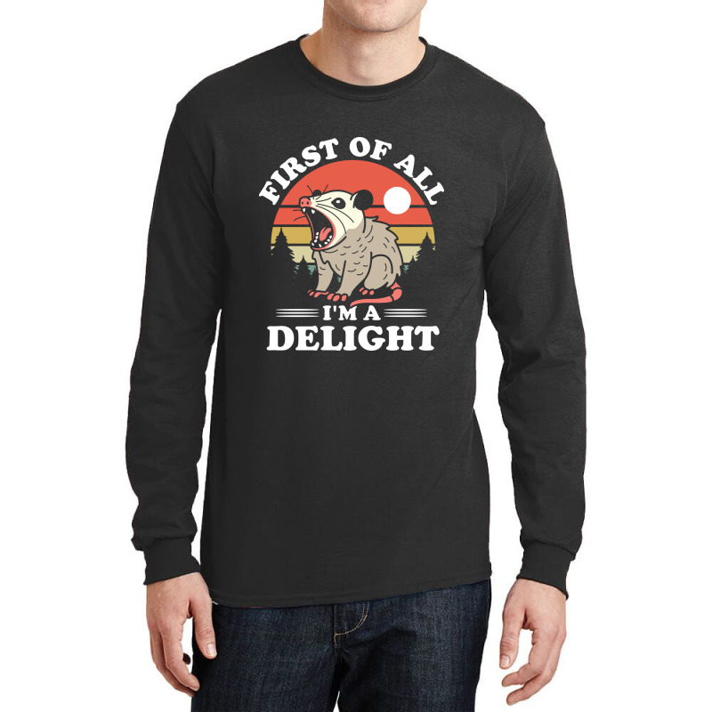 First Of All I'm A Delight Long Sleeve Shirts by NQArtist | Artistshot