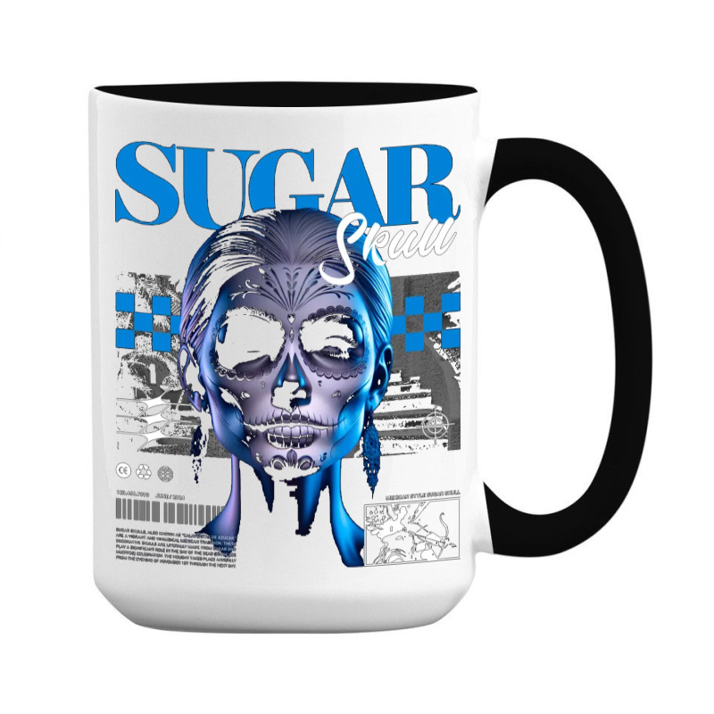 Sugar Skull Girl 15 Oz Coffee Mug | Artistshot