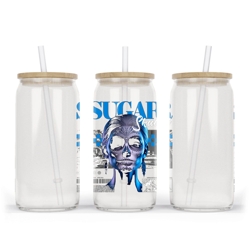 Sugar Skull Girl Glass Tumbler | Artistshot