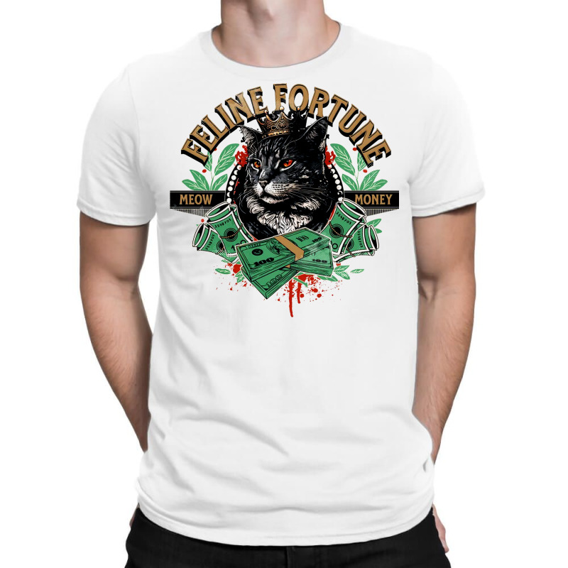 Feline Fortune T-shirt | Artistshot