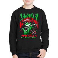 Frog Samurai Warrior Cute Animal Japan Vintage Ani Youth Sweatshirt | Artistshot