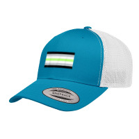 Agender Pride Flag National Pride Gift Retro Trucker Cap | Artistshot