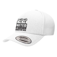 United We Bargain, Divided We Beg   Labor Union Protest T Shirt Yupoong Trucker Cap | Artistshot