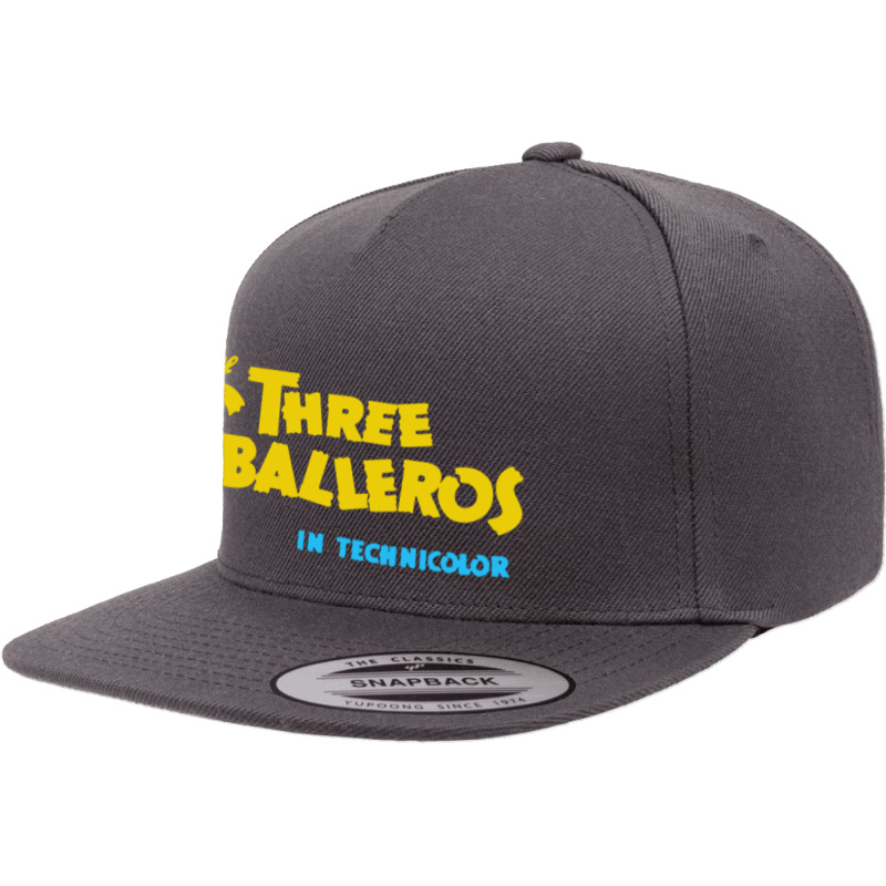 The Three Caballeros Title Card 5 panel snapback cap by Brigjen | Artistshot