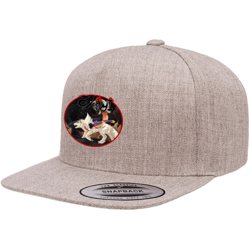 Day Gift Amaterasu Cherry Funny Gift 5 Panel Snapback Cap | Artistshot