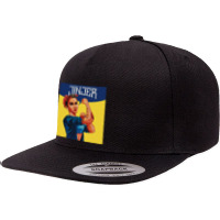 Day Gifts Harder Scream Gift Men 5 Panel Snapback Cap | Artistshot