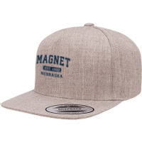 Magnet Nebraska Ne Vintage Athletic Sports Design T Shirt 5 Panel Snapback Cap | Artistshot