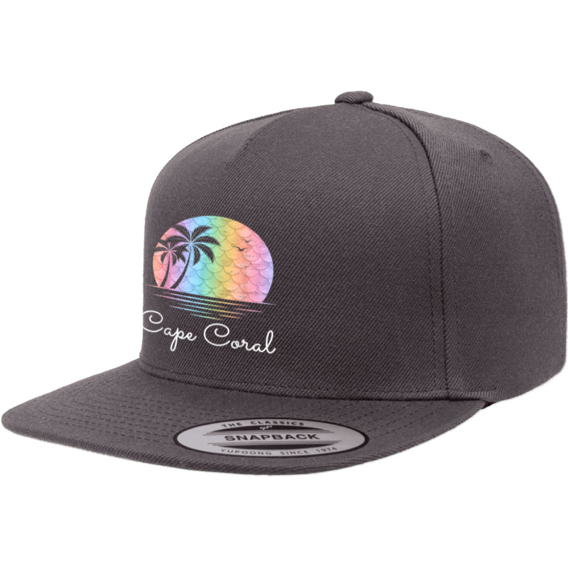 Cape Coral Florida Vacation Beach Island Family Group Gift T Shirt 5 panel snapback cap by kalerttjay | Artistshot