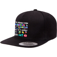 Kids Back To Kindergarten Tee 1st Day Of Kindergarten 5 Panel Snapback Cap | Artistshot