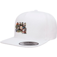 Graphic Picture  Khans Gifts Women 5 Panel Snapback Cap | Artistshot