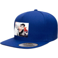 Vintage Animation Bollywoods Gift Men 5 Panel Snapback Cap | Artistshot