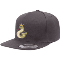 Snake King Crown T Shirt 5 Panel Snapback Cap | Artistshot