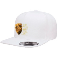 Philippians 413 Religious Lion Verses Funny Christian Gift Characters  5 Panel Snapback Cap | Artistshot