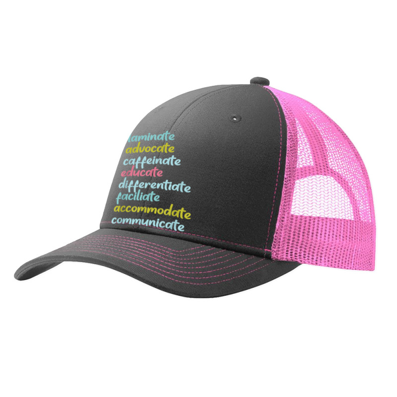 Laminate Advocate Caffeinate Educate T Shirt Pa Trucker Cap by rostinoko | Artistshot