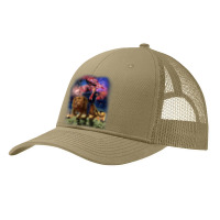 Usa President Donald Trump Rides On A Ferocious Lion Pa Trucker Cap | Artistshot