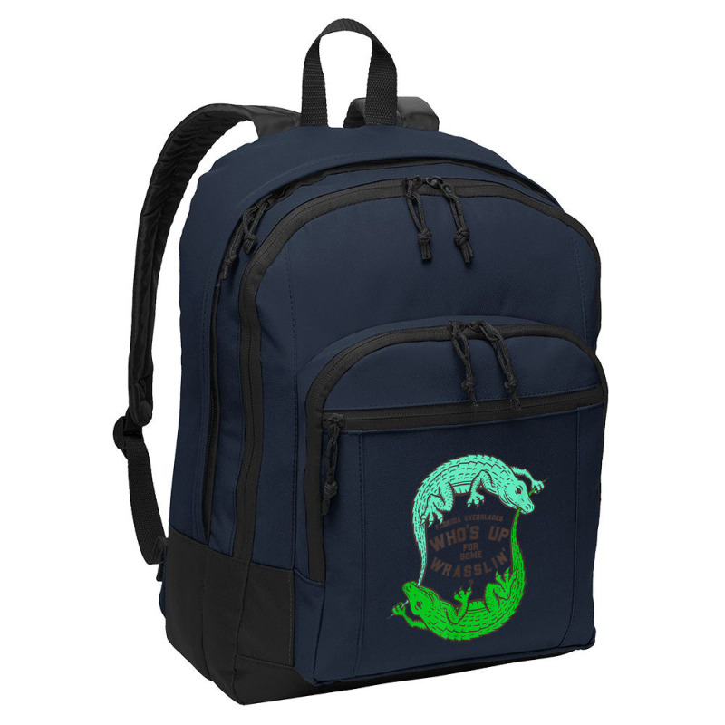 Up For Some Wrasslin' Funny Alligators Basic Backpack | Artistshot