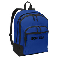 Vintage Montana Bold Black Text Mt Apparel T Shirt Basic Backpack | Artistshot