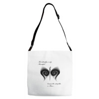 Butterfly Adjustable Strap Totes | Artistshot