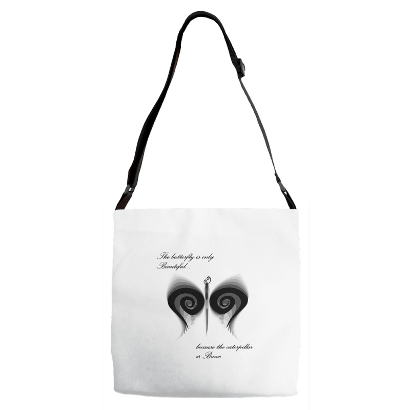 Butterfly Adjustable Strap Totes | Artistshot