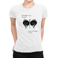 Butterfly Ladies Fitted T-shirt | Artistshot