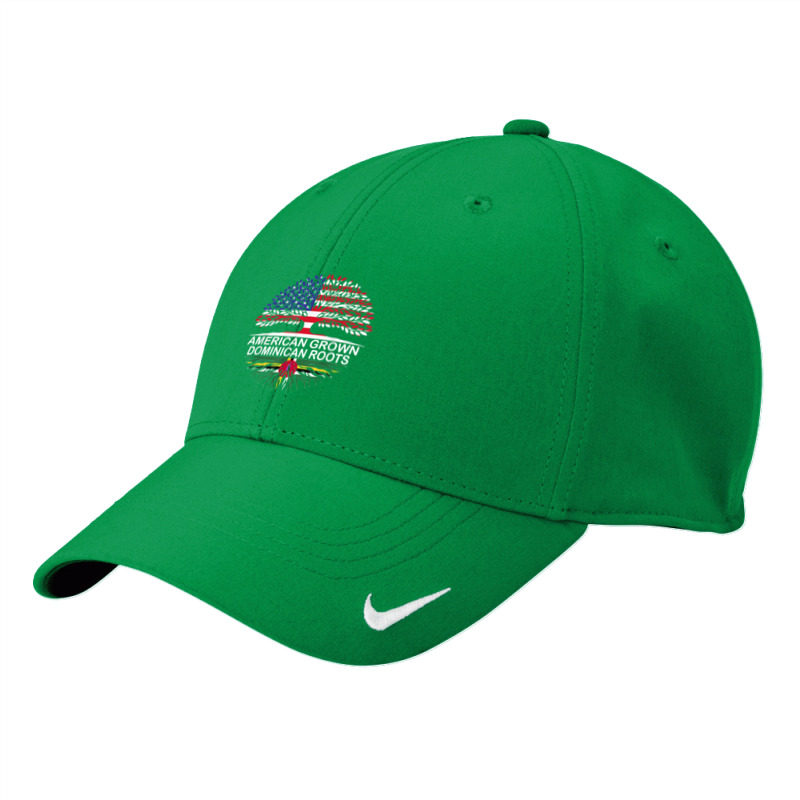 American Grown Dominican Roots Dominica Flag T Shirt Nike Dri-FIT Cap by ebertfran1985 | Artistshot