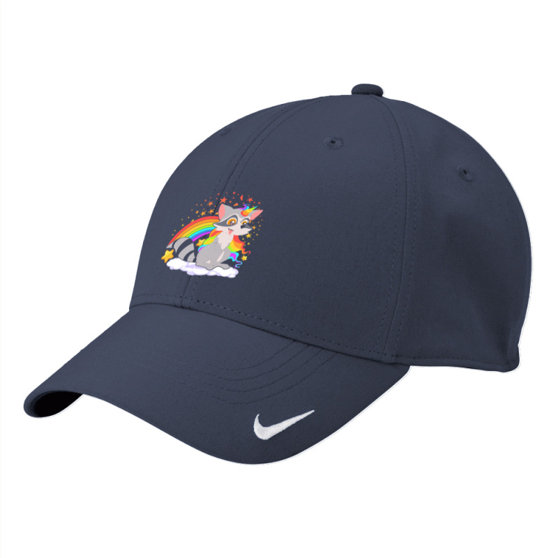 Animal T  Shirt Cute Raccoonicorn Fantasy Trash Panda Unicorn Magical Nike Dri-FIT Cap by freddy08359 | Artistshot