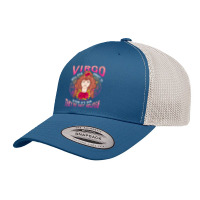 Womens Phantom Designs Zodiac Virgo Girl They're Not Selfish Hippie V Retro Trucker Cap | Artistshot