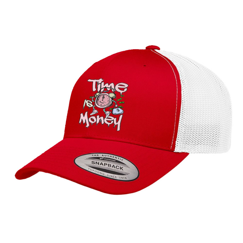 Time Is Money Clock Dripping Retro Easter 5s Matching Premium Retro Trucker Cap by LisaMarieRangel | Artistshot