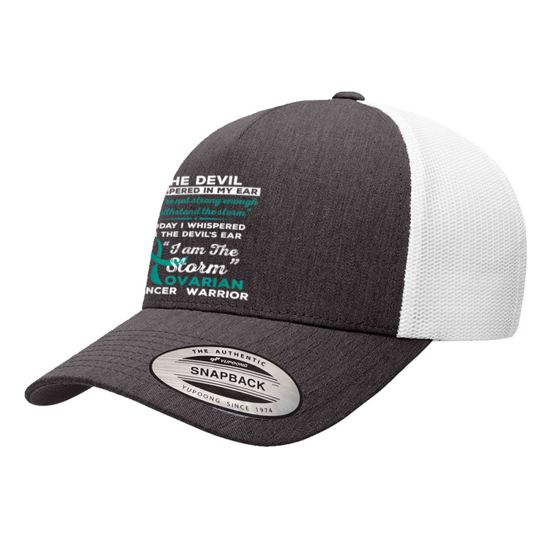 I Am The Storm Ovarian Cancer Warrior Yupoong Trucker Cap | Artistshot