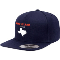 Pine Island Texas Usa State America Travel Texas T Shirt 5 Panel Snapback Cap | Artistshot