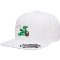 Dinosaur Dance Balloons Cake Happy Birthday 3 Years Old Boy Music Retr 5 Panel Snapback Cap | Artistshot