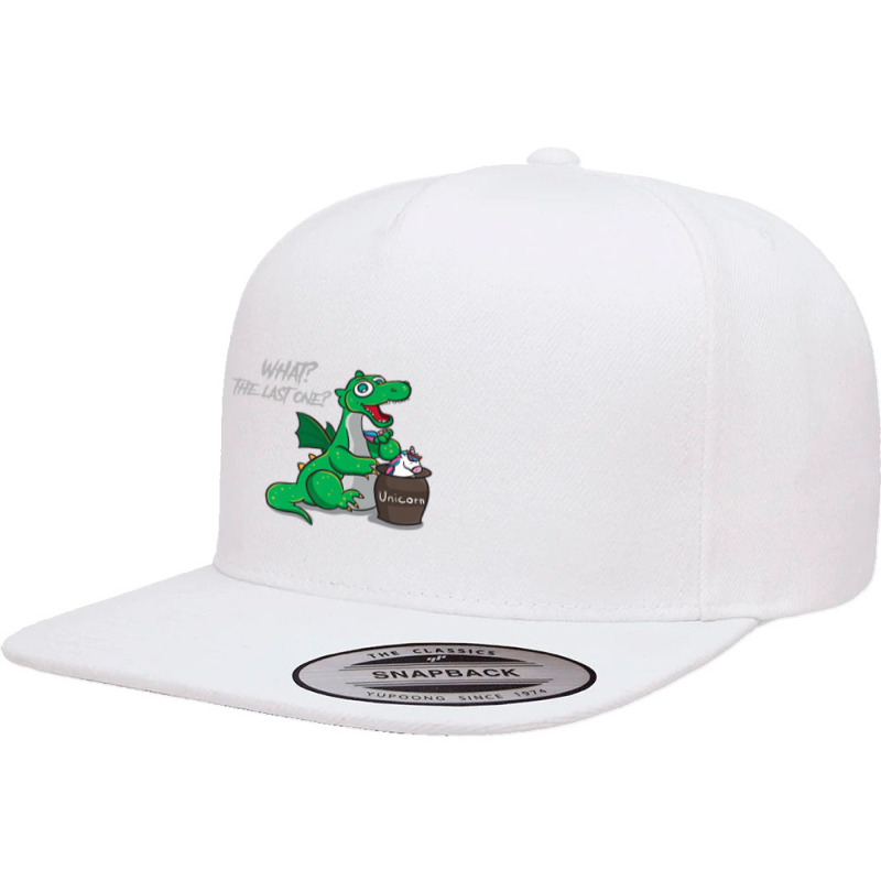 Dinosaur Dance Balloons Cake Happy Birthday 3 Years Old Boy Music Retr 5 Panel Snapback Cap | Artistshot