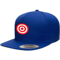 Bulls Eye Target Lazy Diy Halloween Costume Darts Shooting T Shirt 5 Panel Snapback Cap | Artistshot