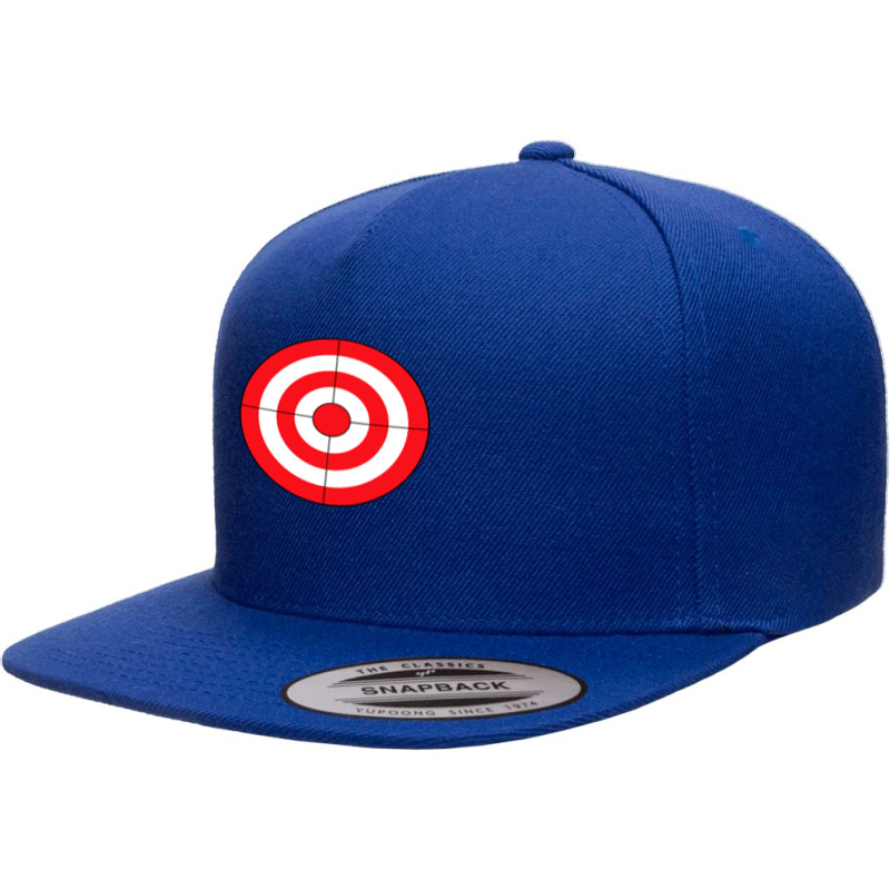 Bulls Eye Target Lazy Diy Halloween Costume Darts Shooting T Shirt 5 Panel Snapback Cap | Artistshot