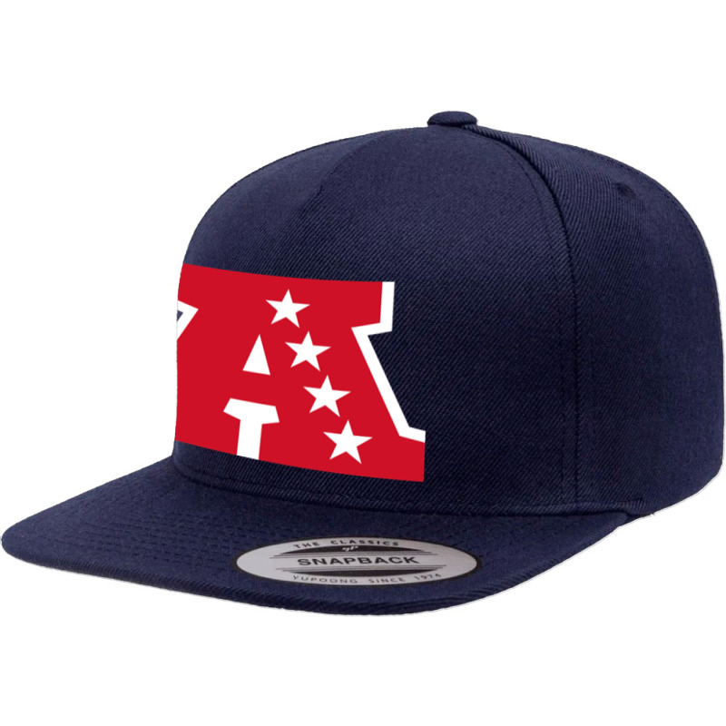 American West Football Conference 5 Panel Snapback Cap | Artistshot