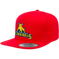 Johnson C. Smith University Golden Bulls 5 Panel Snapback Cap | Artistshot