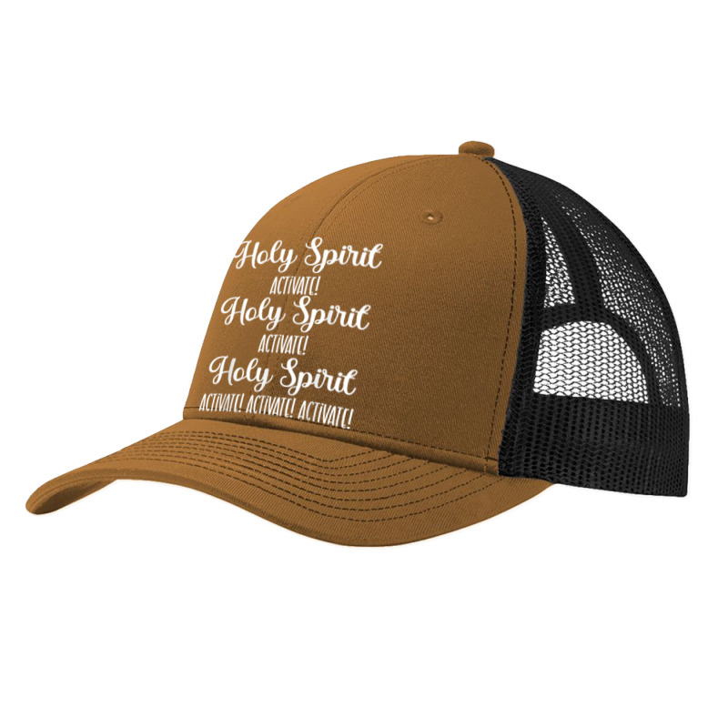 Holy Spirit Activate Shirt Christian Apparel Christian Mens Funny Pa Trucker Cap | Artistshot