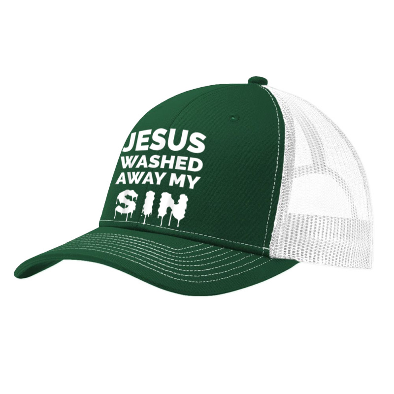 Jesus Washed Away My Sin Bible Verse Christian Gift Lover Gifts Pa Trucker Cap by Aria-Proctor | Artistshot