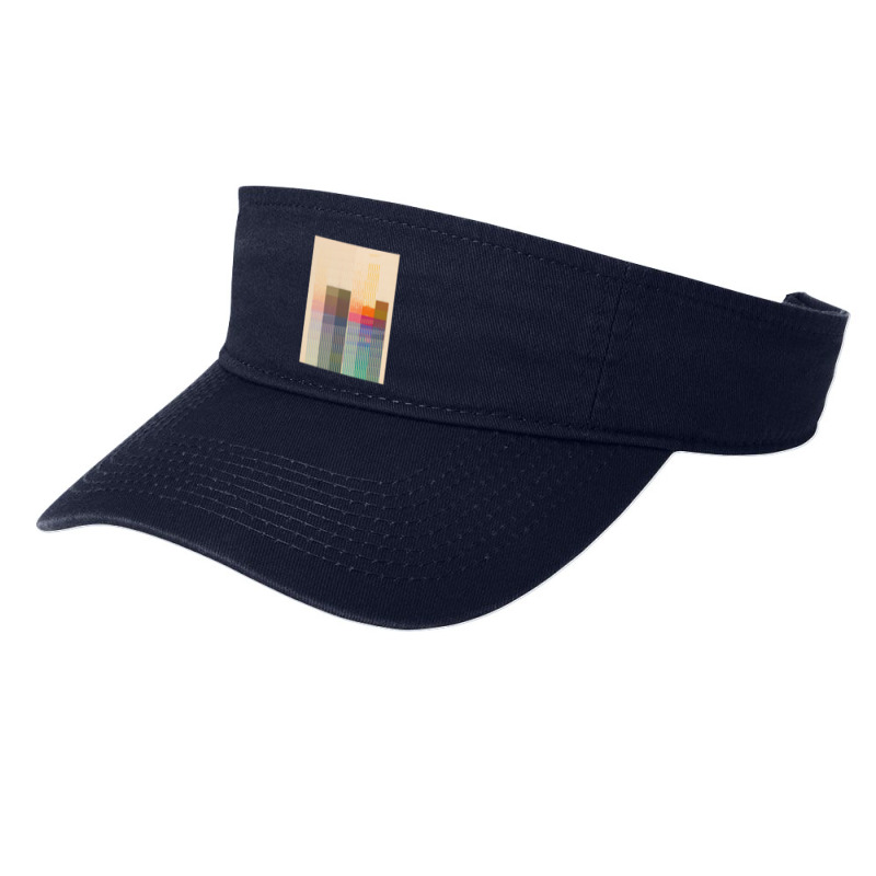 Aesthetic Vector Skyline Graphic Design Fashion Visor | Artistshot