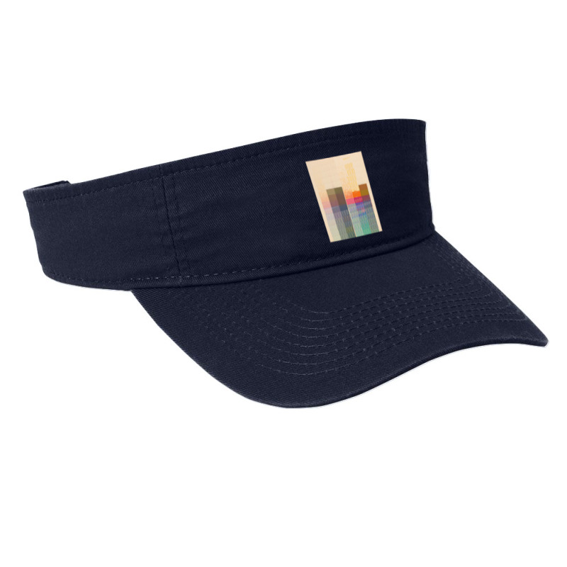 Aesthetic Vector Skyline Graphic Design Fashion Visor | Artistshot