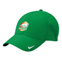 Bear Polar Bear Retro Colorful Sunset White Bears 510 Forest Nike Dri-fit Cap | Artistshot