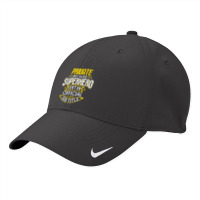 Private Idea Funny Superhero Job   Private T Shirt Nike Dri-fit Cap | Artistshot